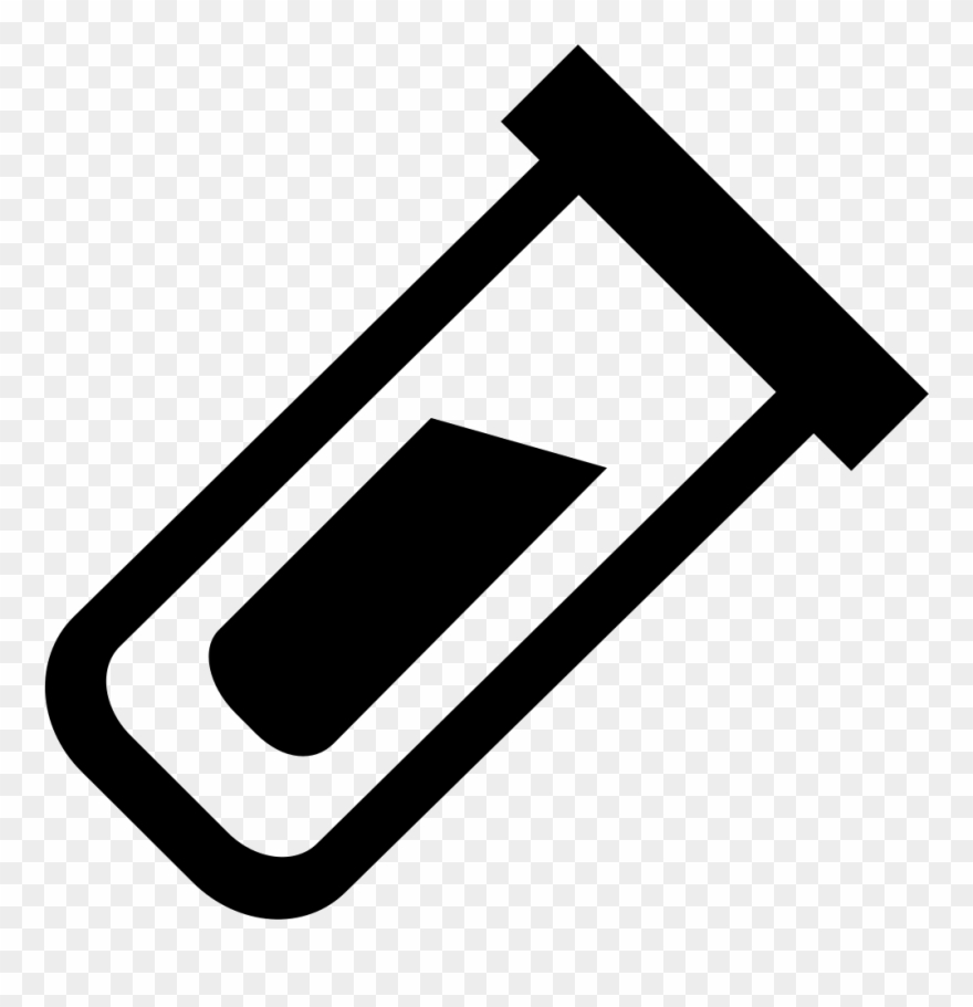 Si Glyph Test Tube Comments Clipart