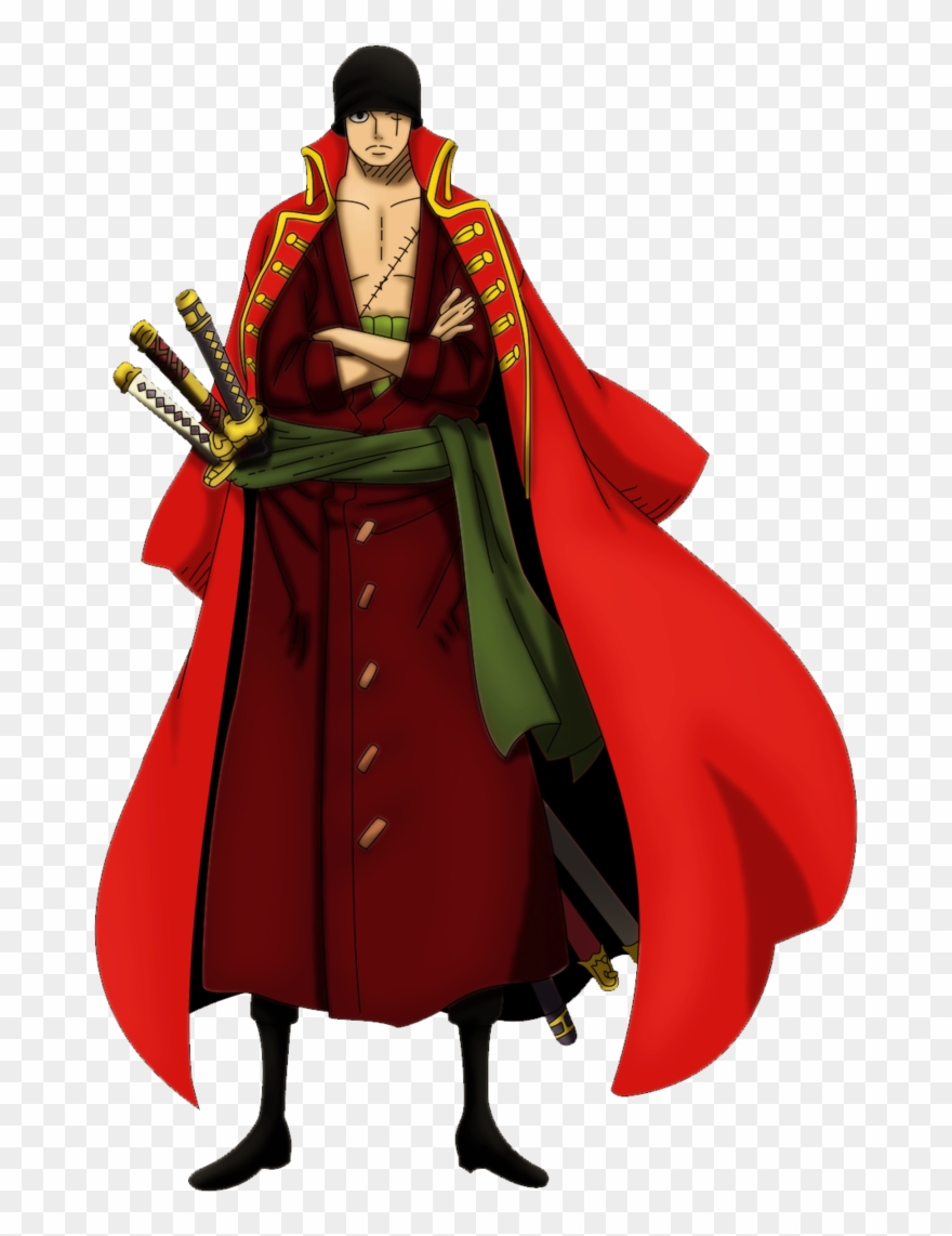One Piece Clipart Roronoa Zoro - Red Zoro One Piece - Png Download