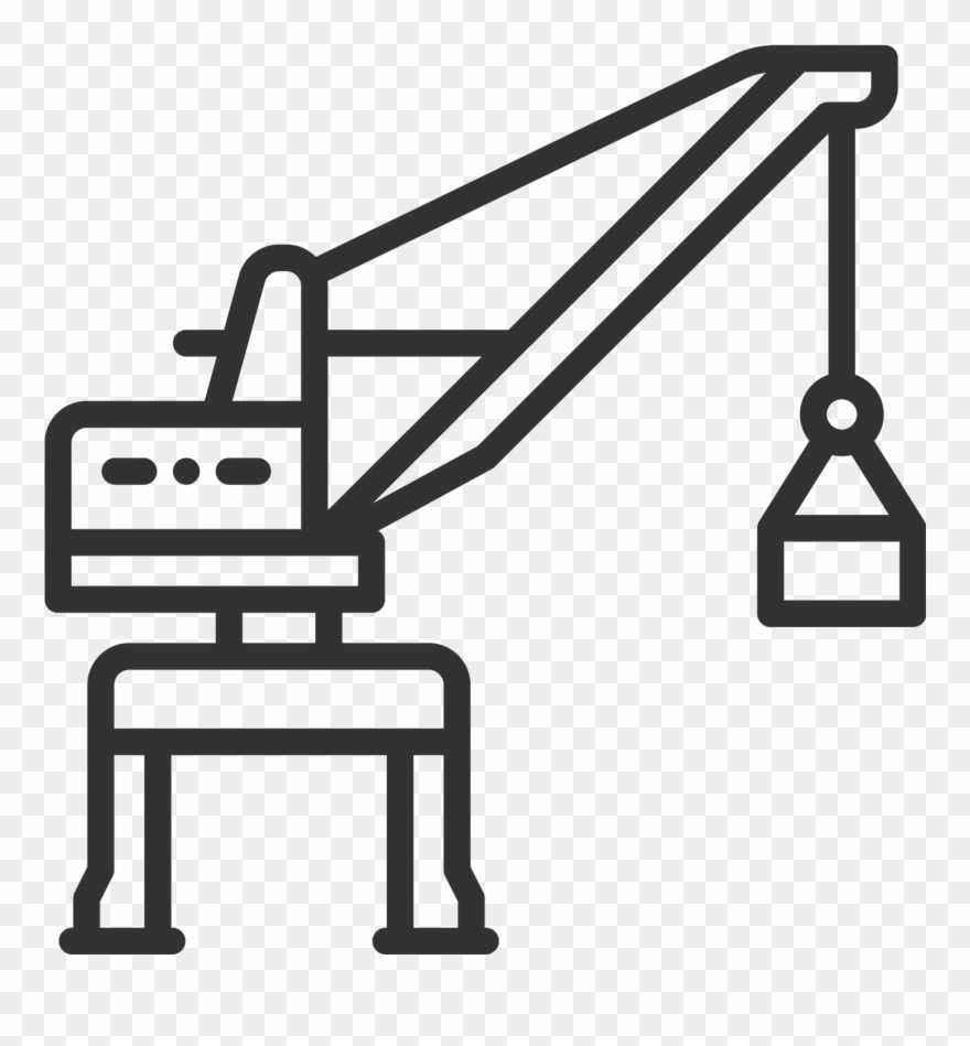 Darwin Container Services Port Services - Hafenkran Icon Clipart