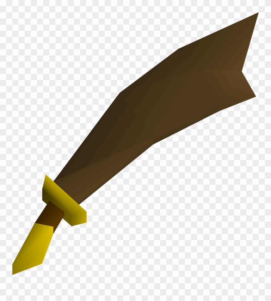 The Weakest Scimitar In The Game, It Requires Level - Scimitar Runescape Clipart