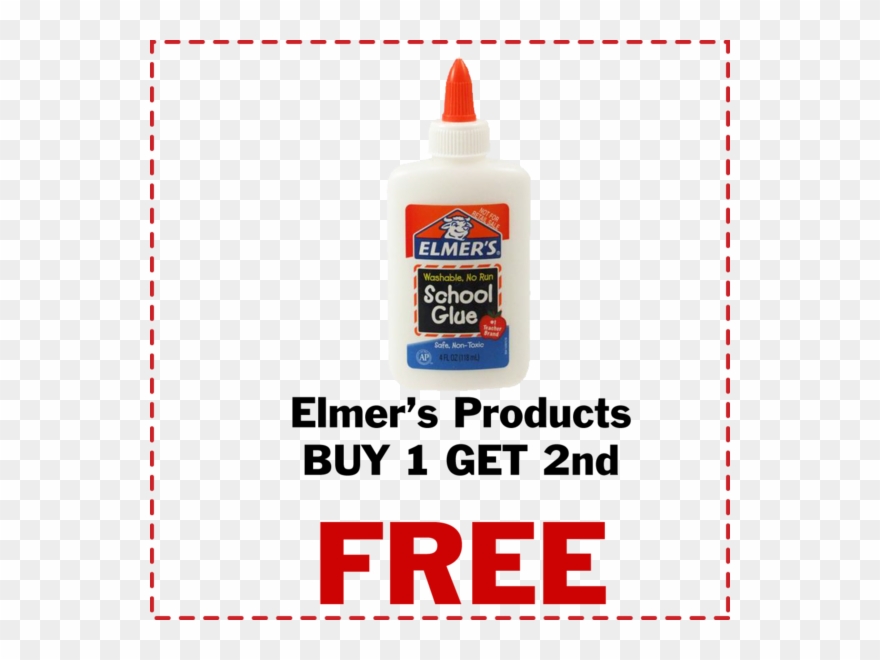 Bfcm Bogo Elmer's Glue - Plastic Bottle Clipart