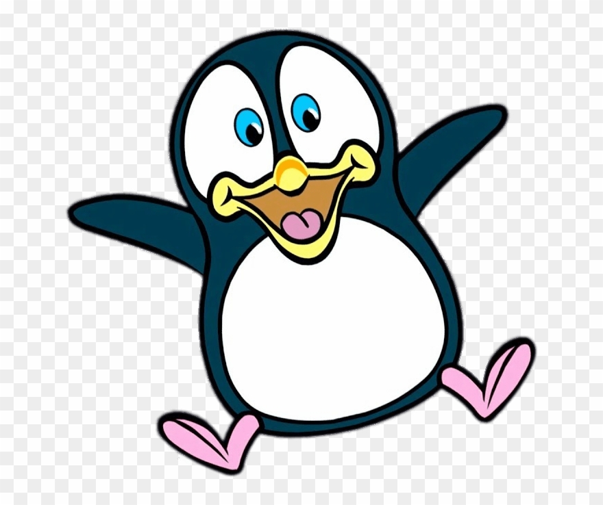 Alan The Penguin Jumping - Adã©lie Penguin Clipart