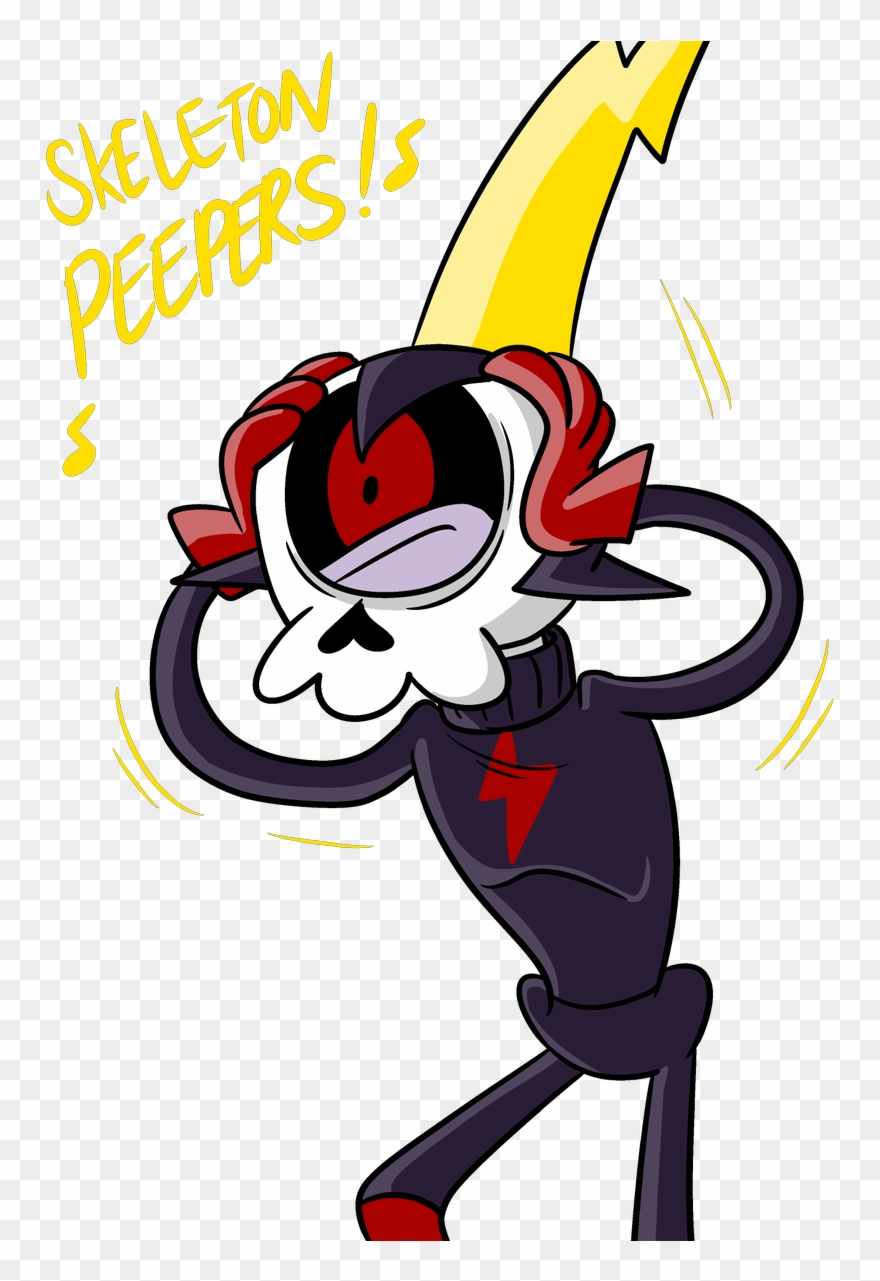 Imagining Peepers As A Cyclops Skeleton - Cartoon Clipart