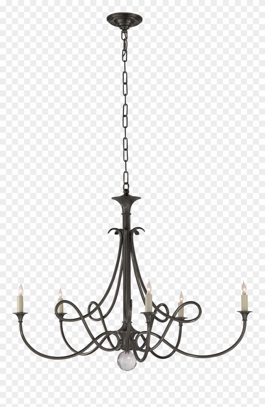 Double Twist Large Chandelier In Hand-rubbed Bronze - Eric Cohler Double Twist Large Chandelier Sc5005 Clipart