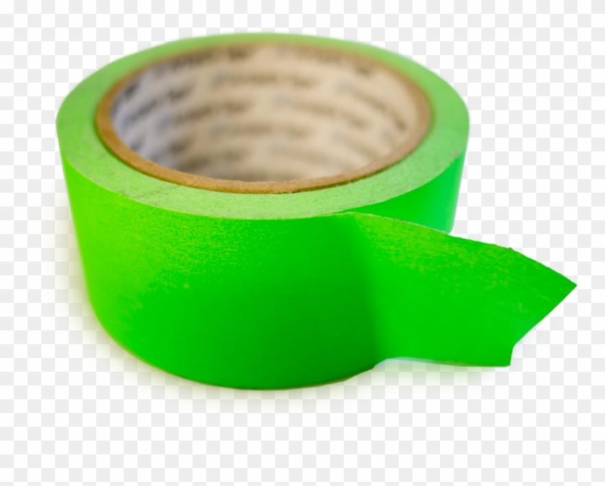 Transparent Green Tape - Green Screen Tape Fabric Clipart