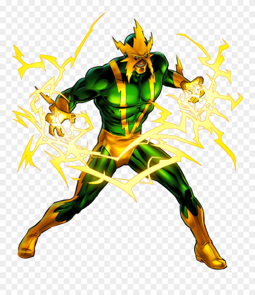 Electro - Electro From Spider Man Clipart