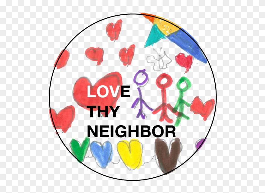 Love Thy Neighbor - Heart Clipart