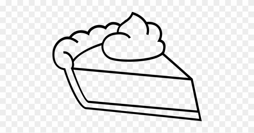 Tart Clipart Black And White - Tart Clip Art Black And White - Png Download