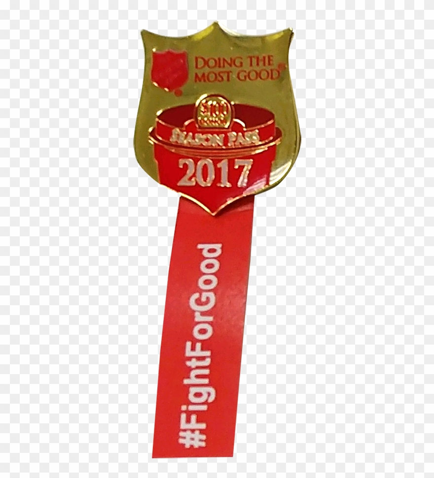 Red Kettle Pass Pin - Label Clipart