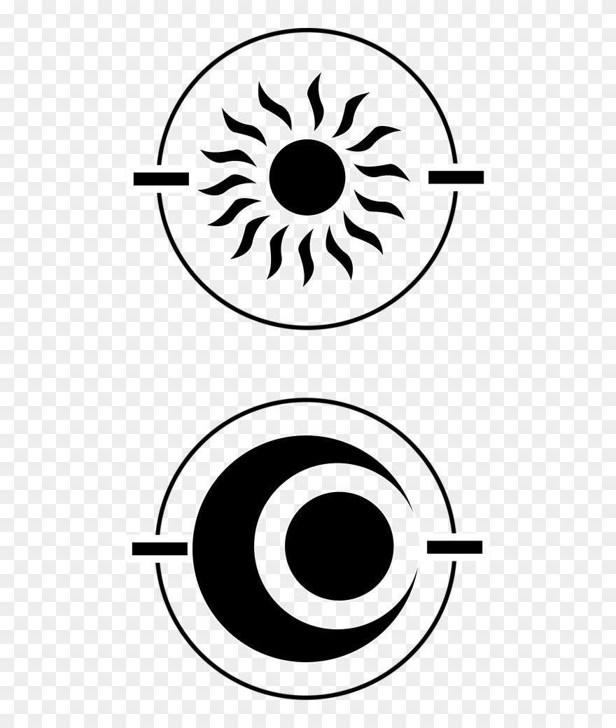 Logos I Designed For Some Special Coins In The Comic - 1 Button Template Clipart