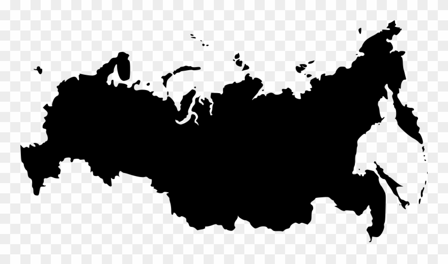 Russia Map Vector Clipart