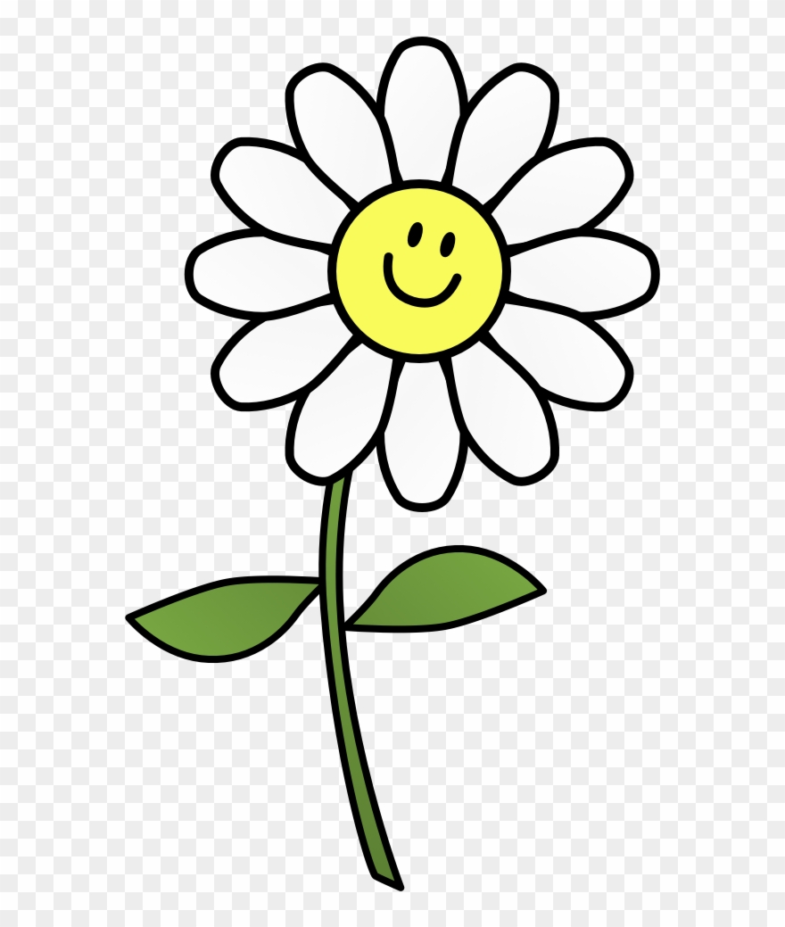 The Fully Rendered Flower Ponent - Daisy Flower Designs Clipart