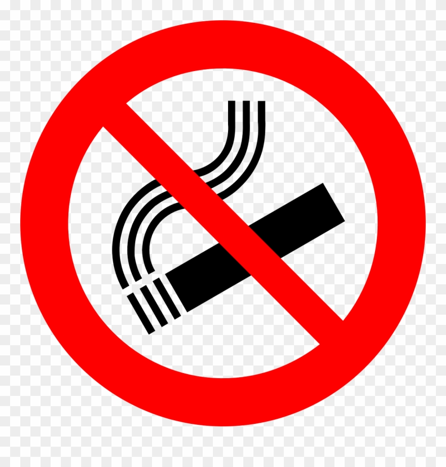 Nichtraucherlogo - No Smoking Logo Png Clipart