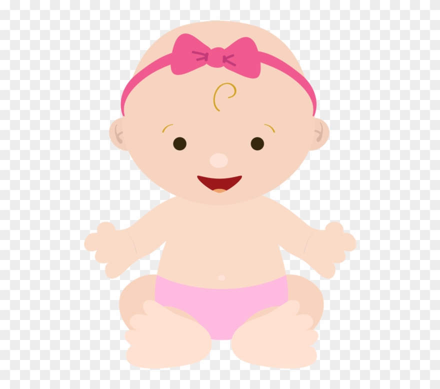 Say Hello - Bebe Niña Dibujo Clipart