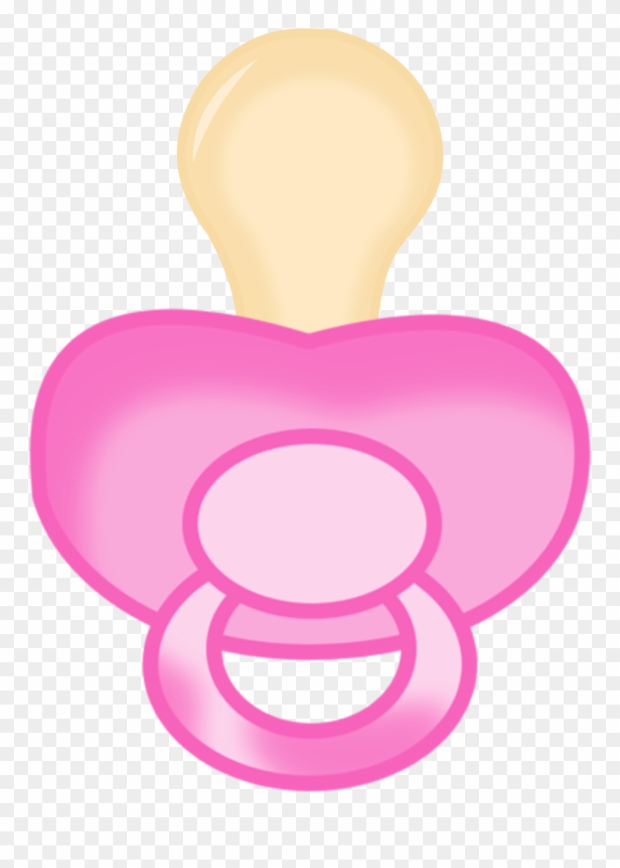 B *✿*de Minus - Chupon Para Baby Shower Rosa Clipart