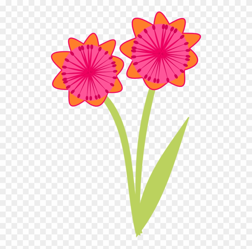Free Pink Scrap Flower - Blumen Free Clipart - Png Download
