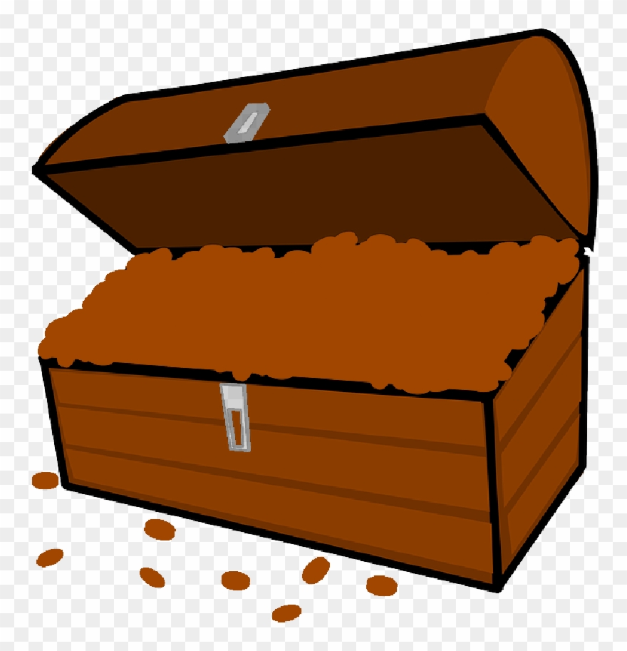 Pirate Treasure Chest Clipart At Getdrawings - Treasure - Png Download
