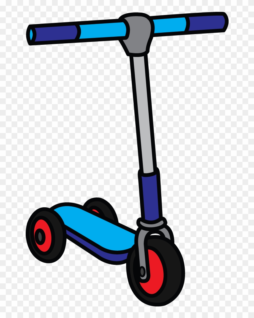 If You Want To Learn How To Draw Kick Scooter This - Scooter Drawing Clipart