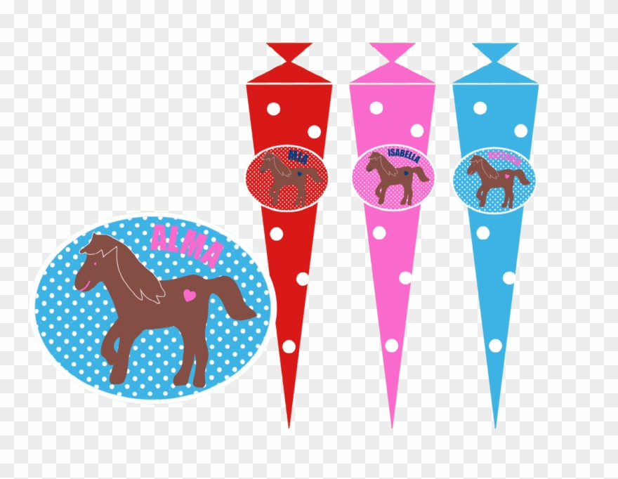 Schultüten Kaufen Mit Pony / Pferd Von Engel Banditen Clipart