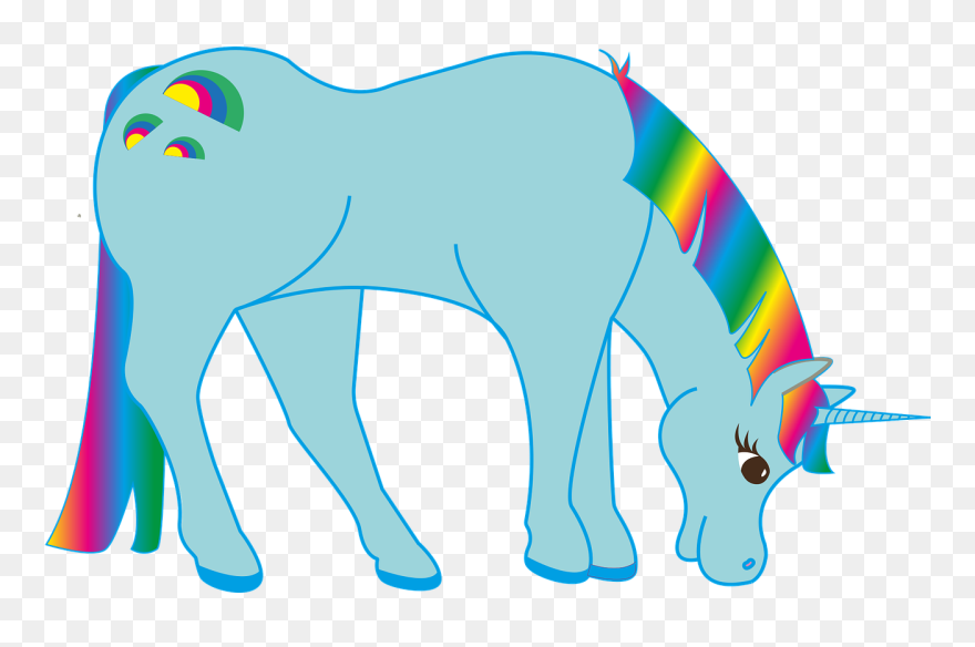 Einhorn Joghurt Von Lidl Im Test Regenbogen Einhorn - Unicornio Para Meninos Png Clipart