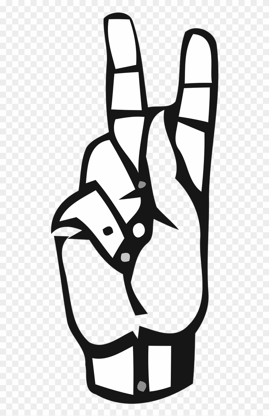 Abėcėlė Kurtis Kurčiųjų Abėcėlė - K In American Sign Language Clipart