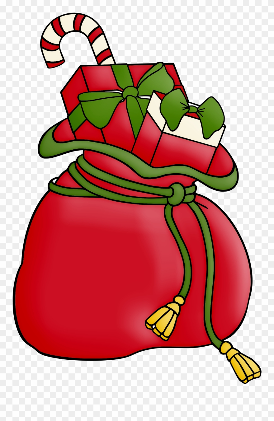 Christmas Sack Clip Art - Christmas Sack Clipart - Png Download