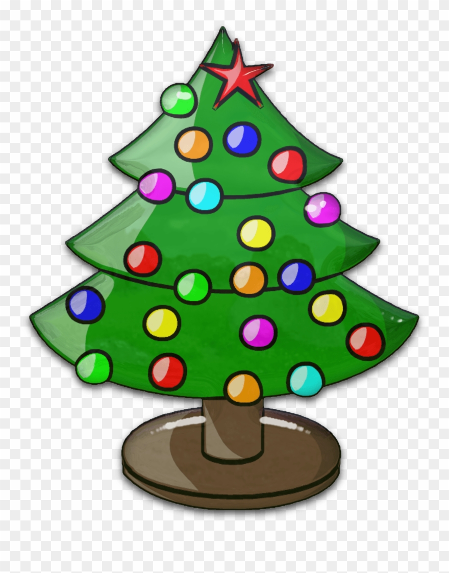 German Santa Clipart - Christmas Tree - Png Download