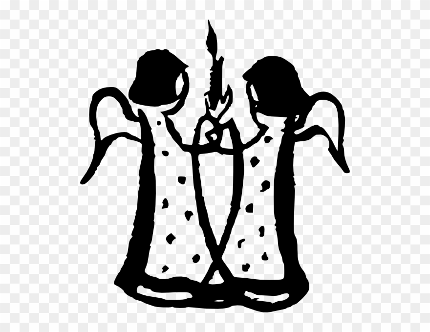 Angel Silhouette Clipart