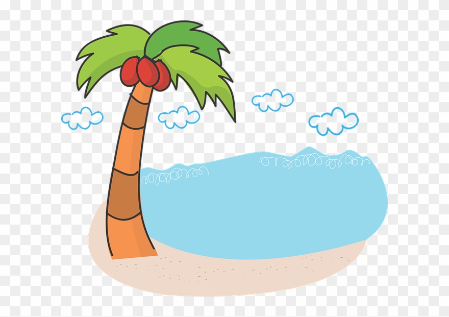 In Den Ersten Drei Sommerferienwochen Haben Wir Zum - Free Clipart Beach Cartoon - Png Download