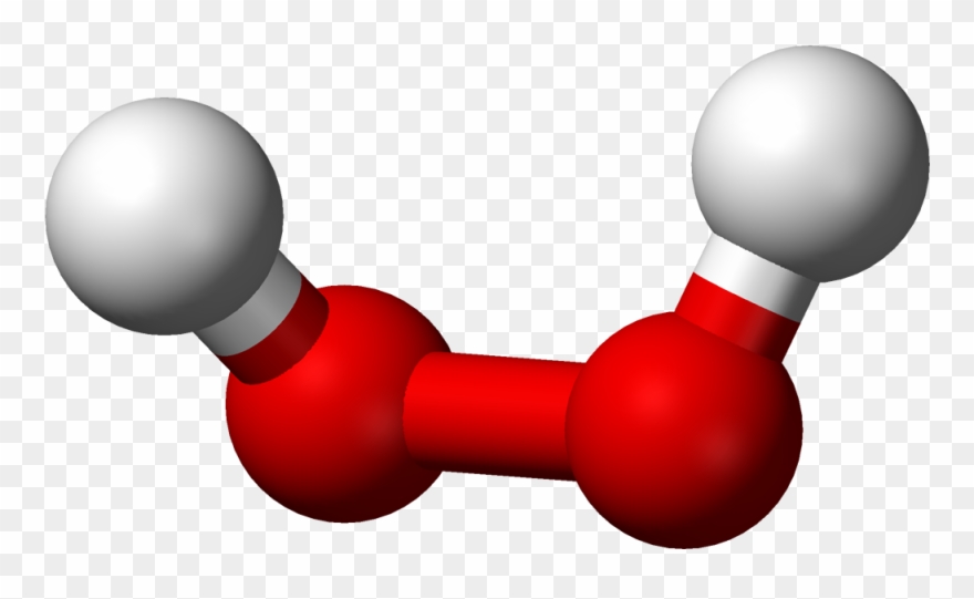Hydrogen Peroxide Model Clipart