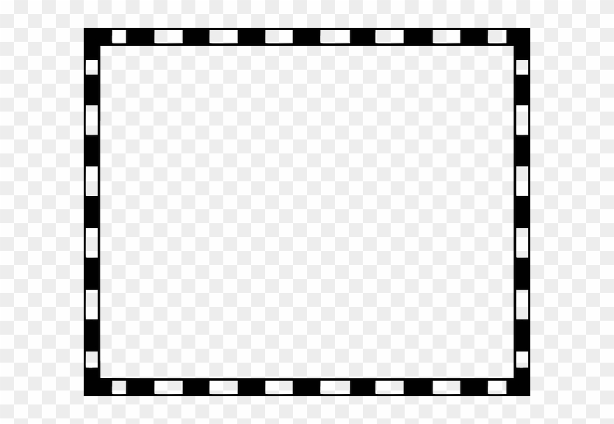 Black And White Stripe Border Clipart