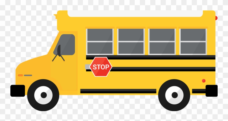 Construction Clipart School Construction - School Bus Transparent Background - Png Download