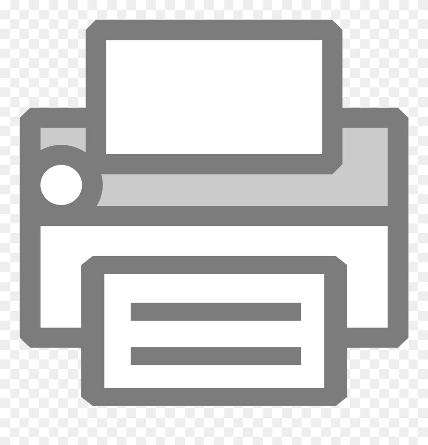 Paper Printing Computer Icons Winona Middle School - Print Clipart - Png Download