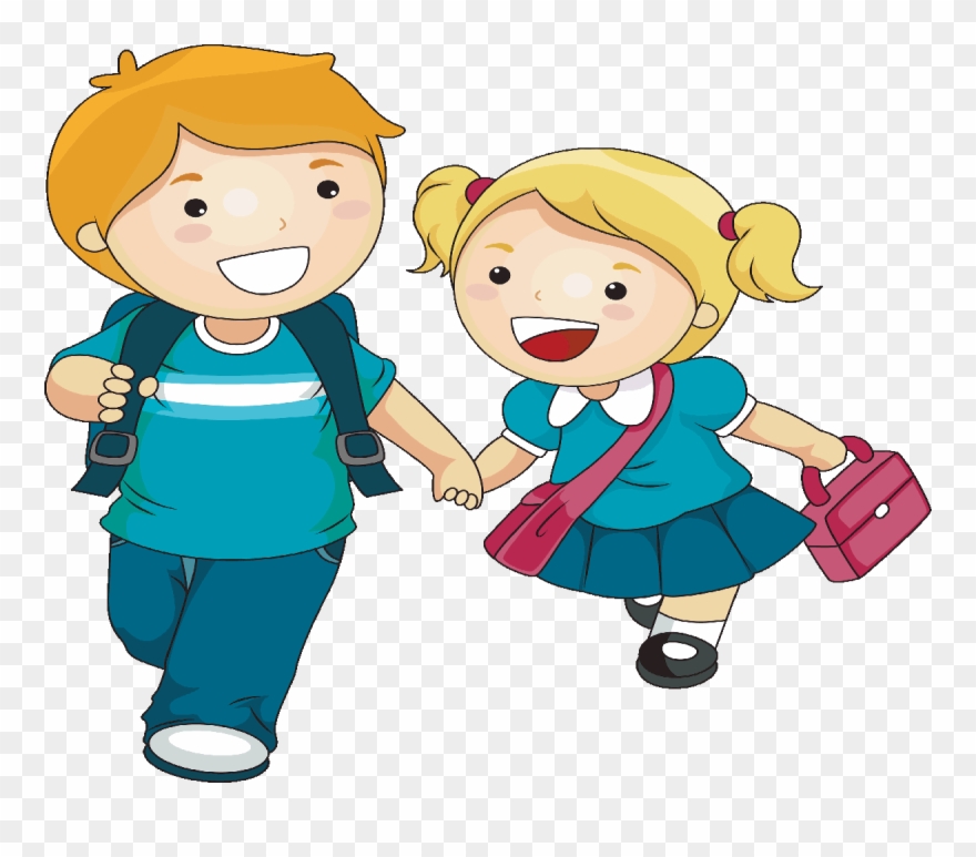 Iphone - Cartoon Brother And Sister Clipart