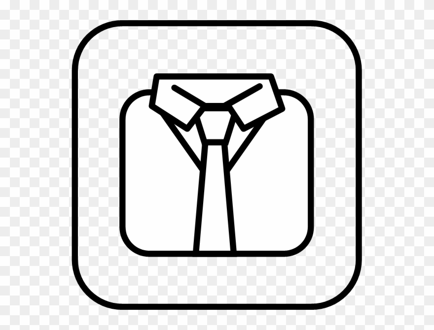 Uniform - School Uniform Clipart Black And White - Png Download