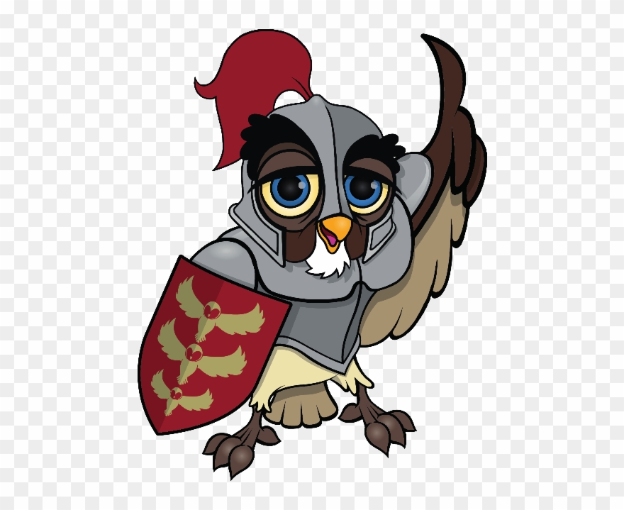 Knight Owl - Knight Owl Clipart - Png Download