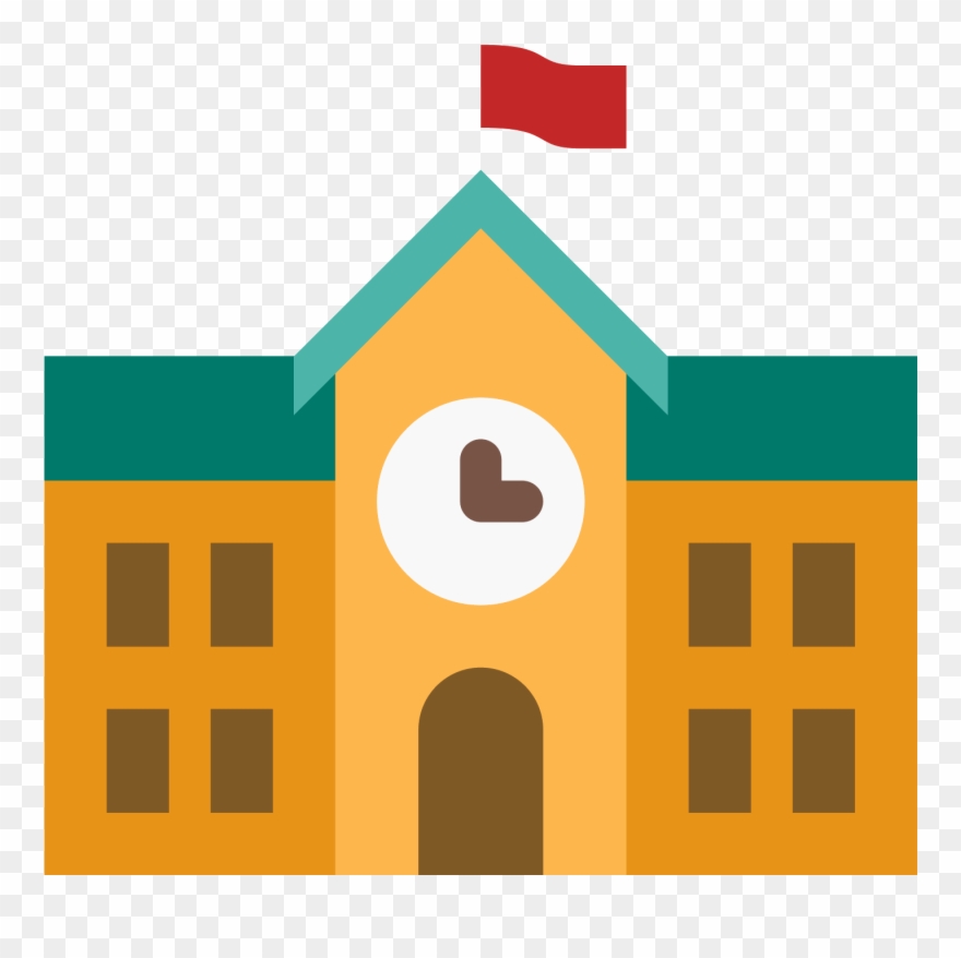 School Building Icon Images - School Png Clipart