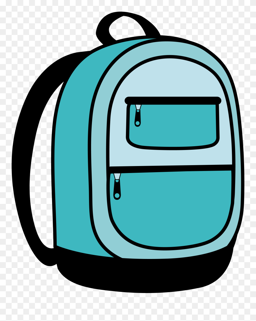School Backpack Clipart Free Clipart Images - Pink Backpack Clipart - Png Download