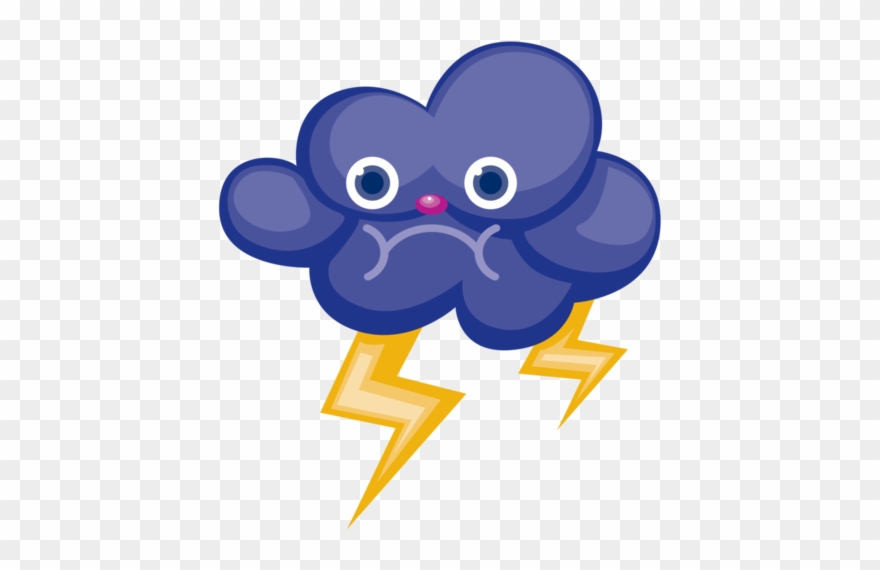 Tiempo Tormenta - 雷电 卡通 Clipart