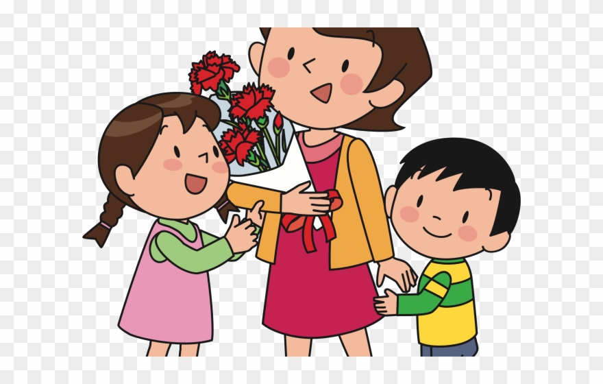 Kissing Clipart Mom Toddler - 2 Sınıf Için Şiirler - Png Download