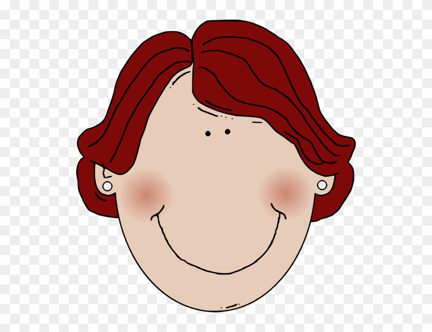 Cartoon Clipart Woman Faces - Png Download