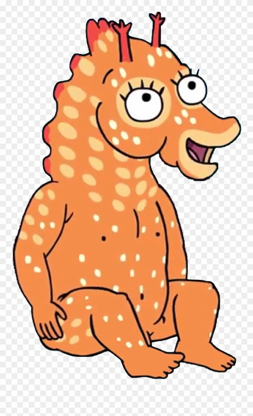 Infant Clipart Seven Age - Bojack Horseman Fish Out Of Water Seahorse - Png Download