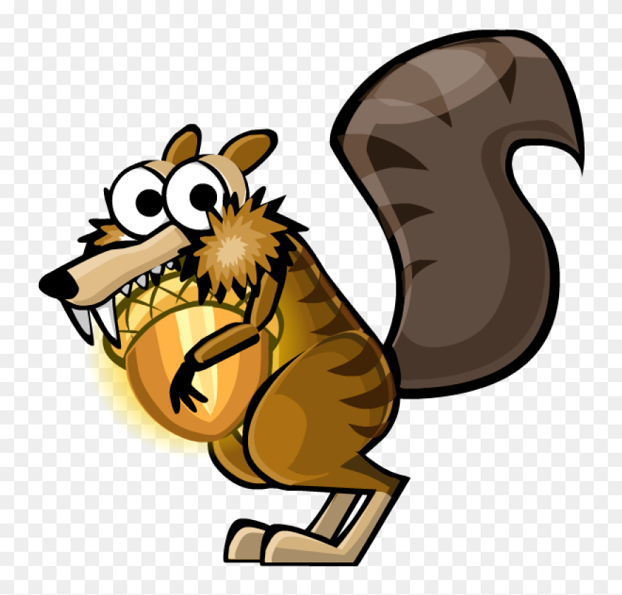 Ice Age Squirrel Png - Скрэт Из Трагедии Белок Clipart
