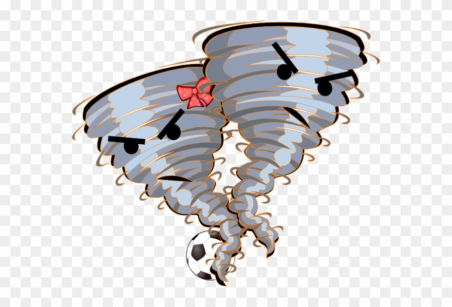 This Free Clip Arts Design Of Orange Tornado - Png Download