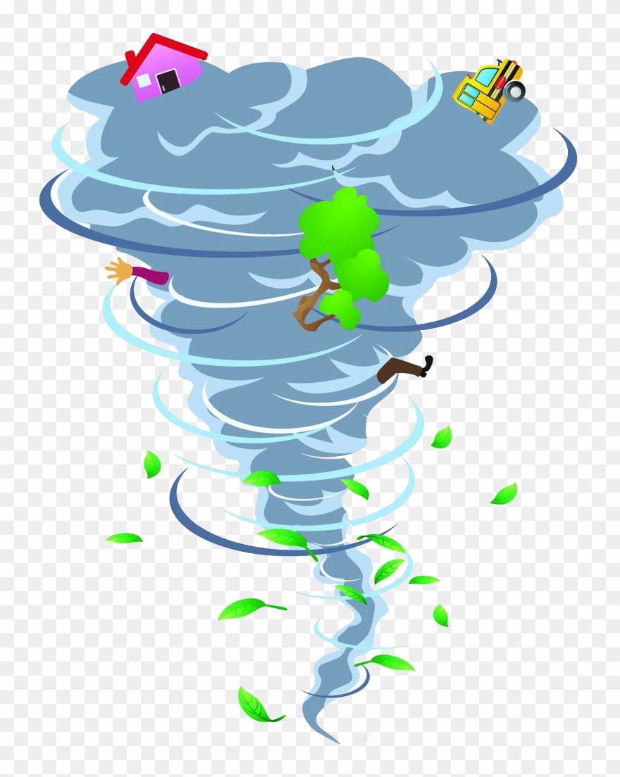 Royalty Free Illustration Graphics - Tornado Clip Art - Png Download
