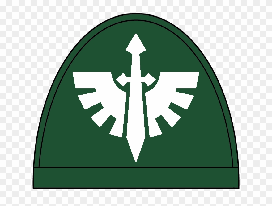 Dark Angel Clipart Legion - Space Marine Shoulder Pad - Png Download