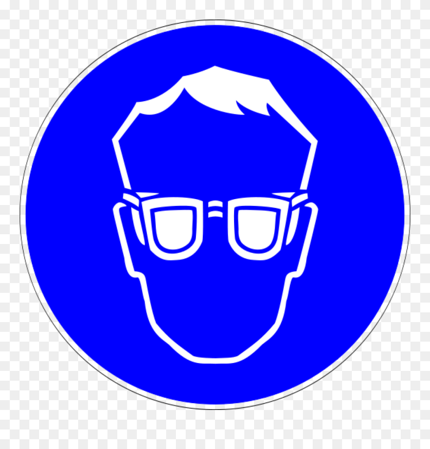Eye - Safety Glasses Sign Png Clipart