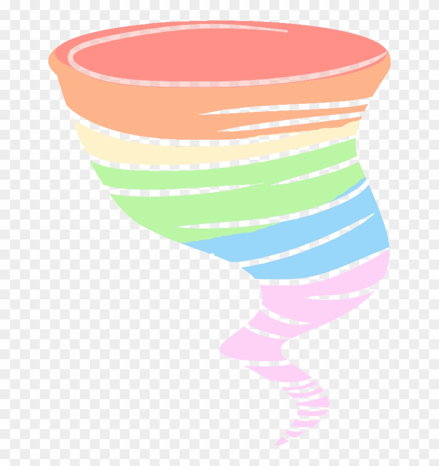 Tornado Clipart Destructive - Mlp Tornado Cutie Mark - Png Download