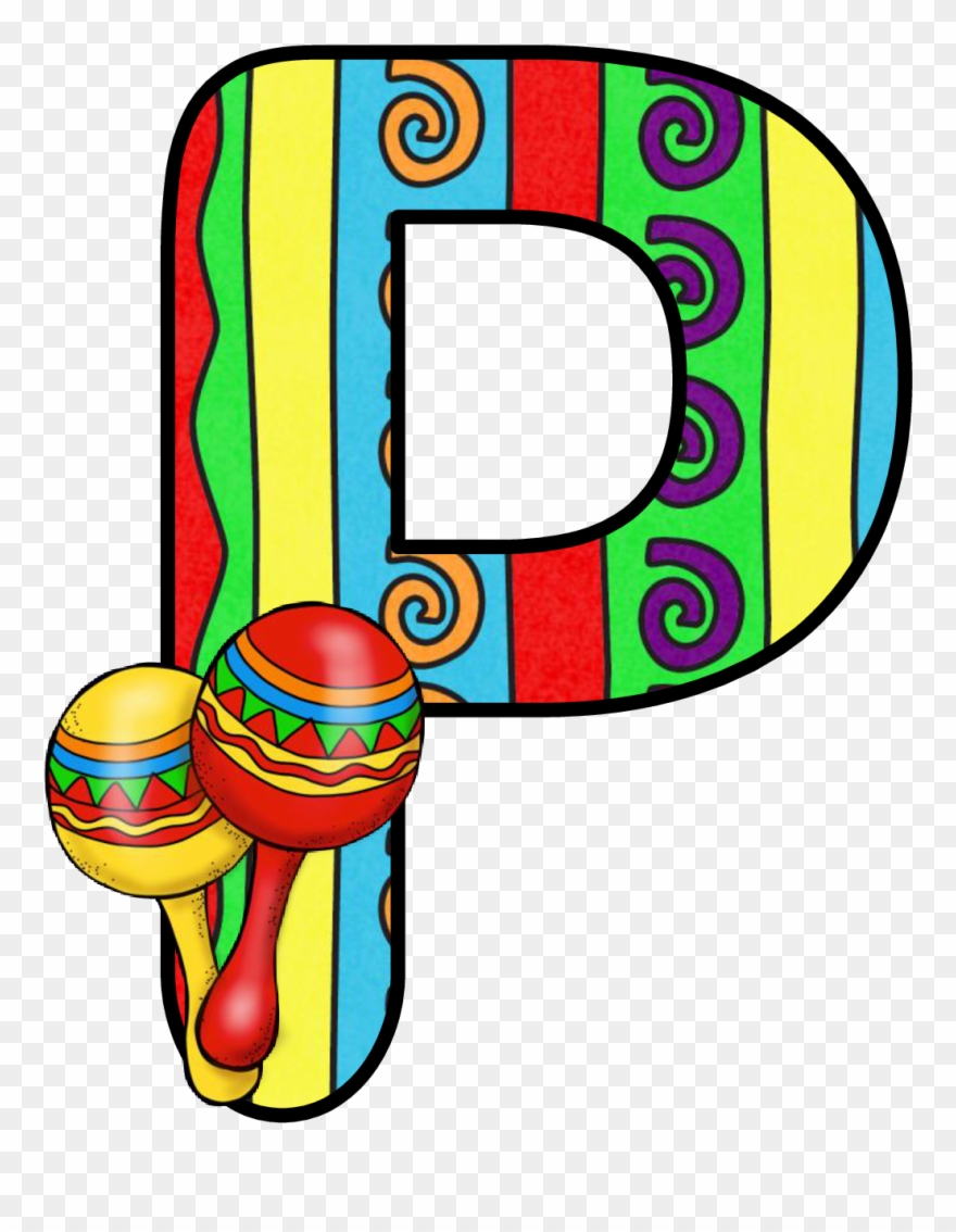 Ch B *✿* Alfabeto May 5 Th De Kid Sparkz May 5, My - Letras Decoradas Con Imagenes Mexicanas Clipart