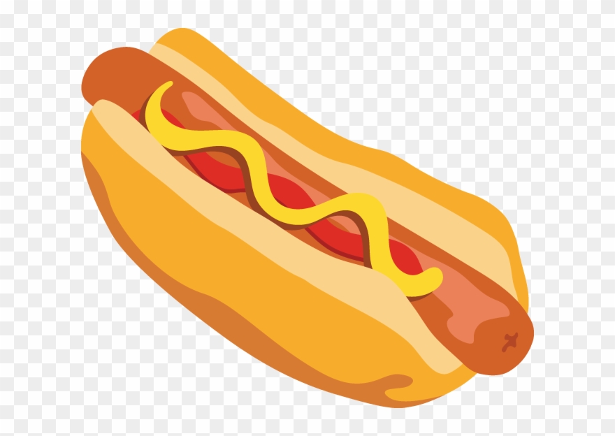 Banner Transparent Hot Dog Clipart At Getdrawings - Hotdog Clip Art - Png Download